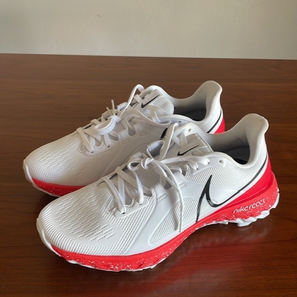 Nike React Infinity Pro Golf Infrared 23 Red/White/Black CT6620-106 Men’s Sz 8.5 - Picture 5 of 6
